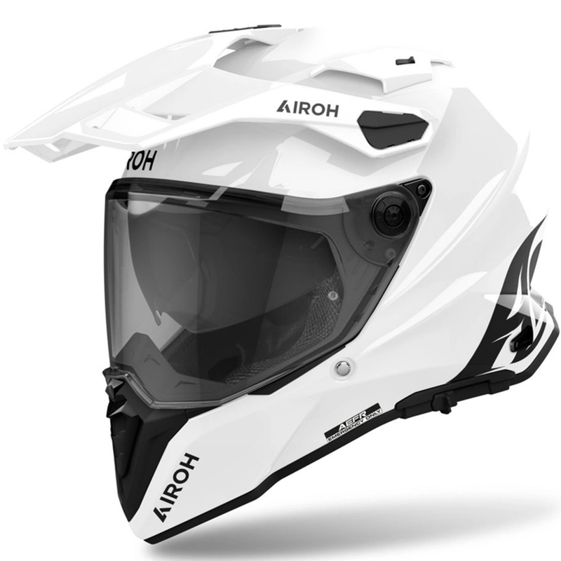 Enduro ķivere Airoh Commander 2 Color spīdīgi balta