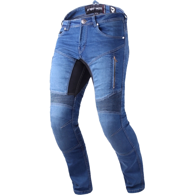 Street Racer Stretch II CE Blue Apcirptas motocikla džinsi