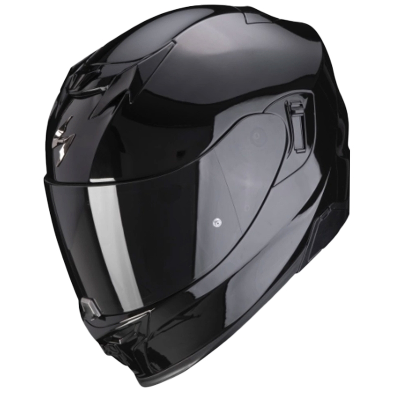 Scorpion EXO-520 EVO AIR Solid slēgta tipa ķivere, spīdīgi melna, izpārdošana - II. kvalitāte