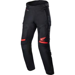 Alpinestars Bogota PRO Drystar Honda sarkanas fluo melnas motocikla bikses