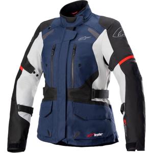 Alpinestars Stella Andes Drystar Sieviešu motocikla jaka Dark Blue-Black-Light Grey-Red