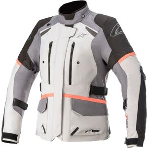 Alpinestars Sieviešu Stella Andes Drystar Grey-Black-Fluo Pink motocikla jaka