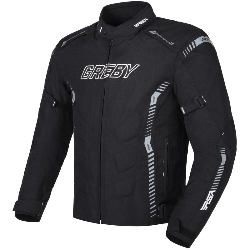 Motocikla jaka RSA Greby 2 black-grey