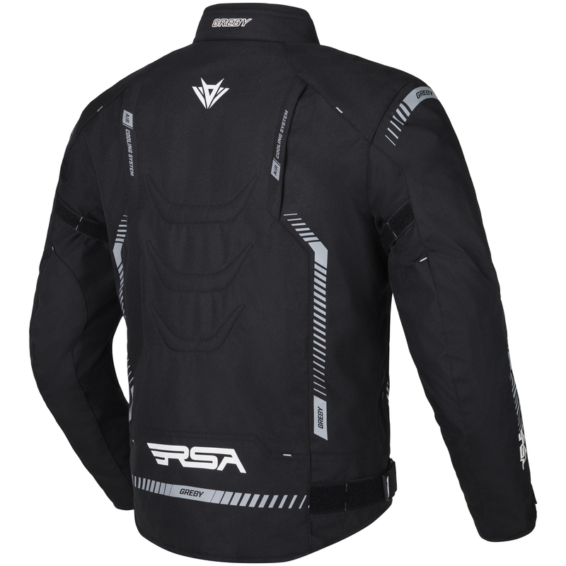 Motocikla jaka RSA Greby 2 black-grey