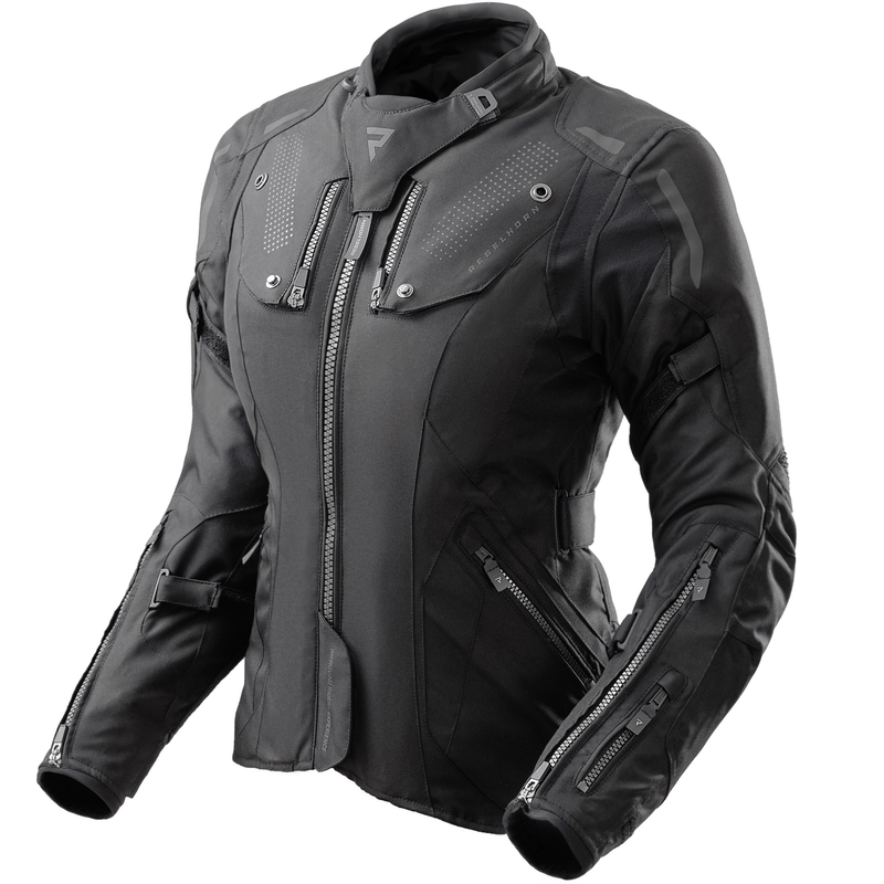 Rebelhorn Hiker IV Sieviešu motocikla jaka Black