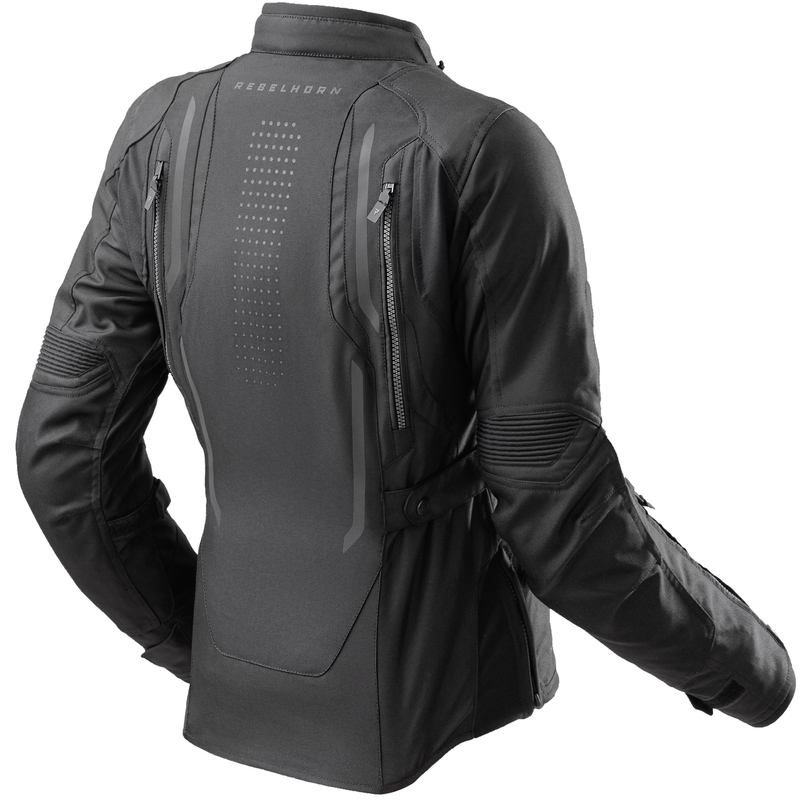 Rebelhorn Hiker IV Sieviešu motocikla jaka Black