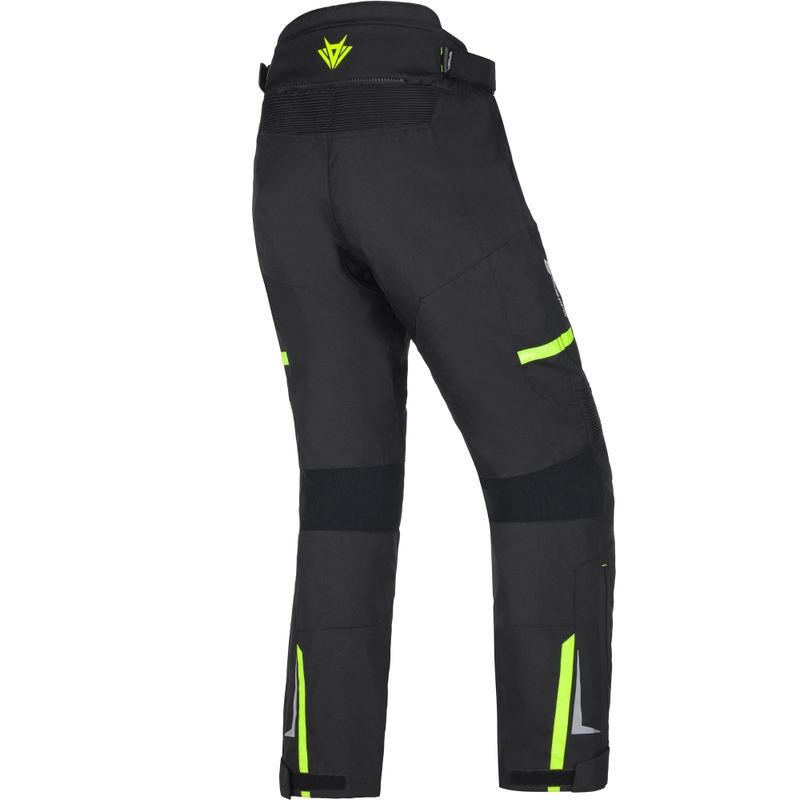 RSA EXO 2 motocikla bikses melnas-fluorescentas dzeltenas