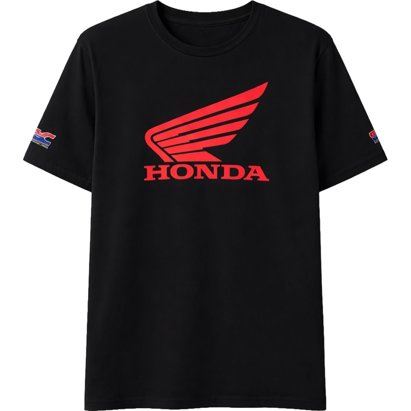 Honda Wing T-krekls, melns