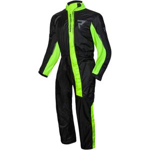 Rebelhorn Travel Rainsuit melns-fluo dzeltens kombinezons