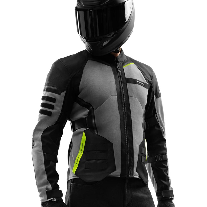 Rebelhorn Scandal 3 motocikla jaka melna-pelēka-fluorētiski dzeltena