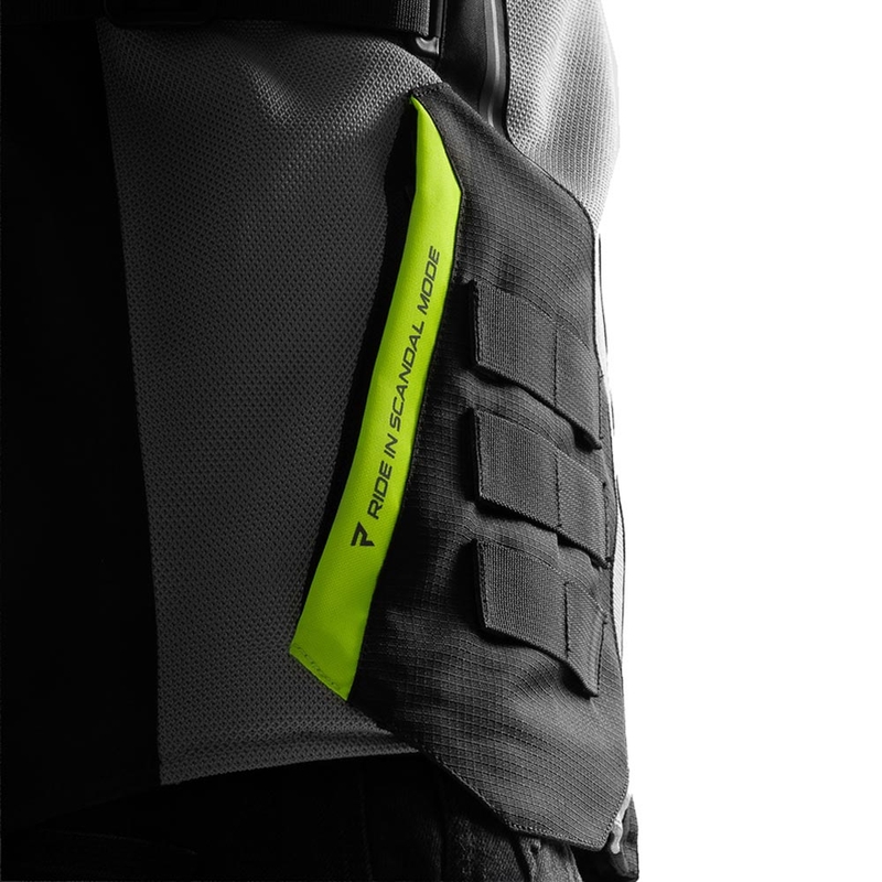 Rebelhorn Scandal 3 motocikla jaka melna-pelēka-fluorētiski dzeltena