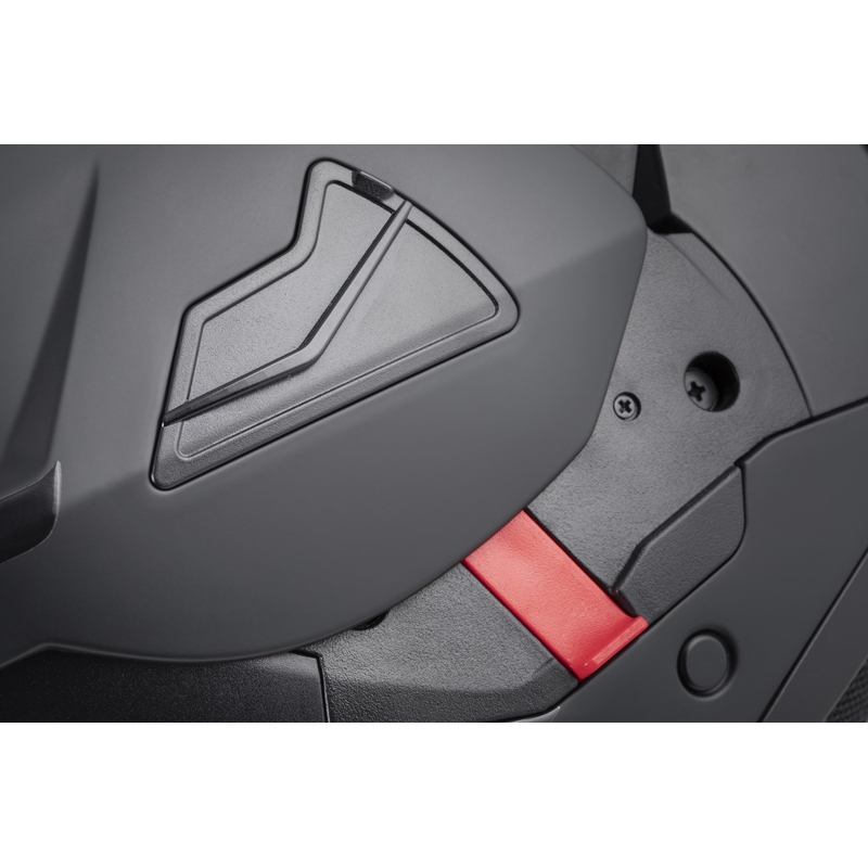 Cassida MultiFlip Solid Blackout atverama motocikla ķivere, matēti melna-melna