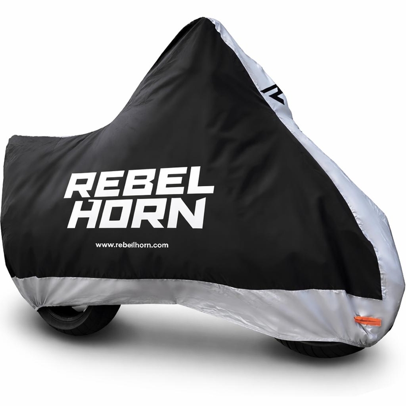 Rebelhorn Shelter motocikla pārsegs melns-sudrabs