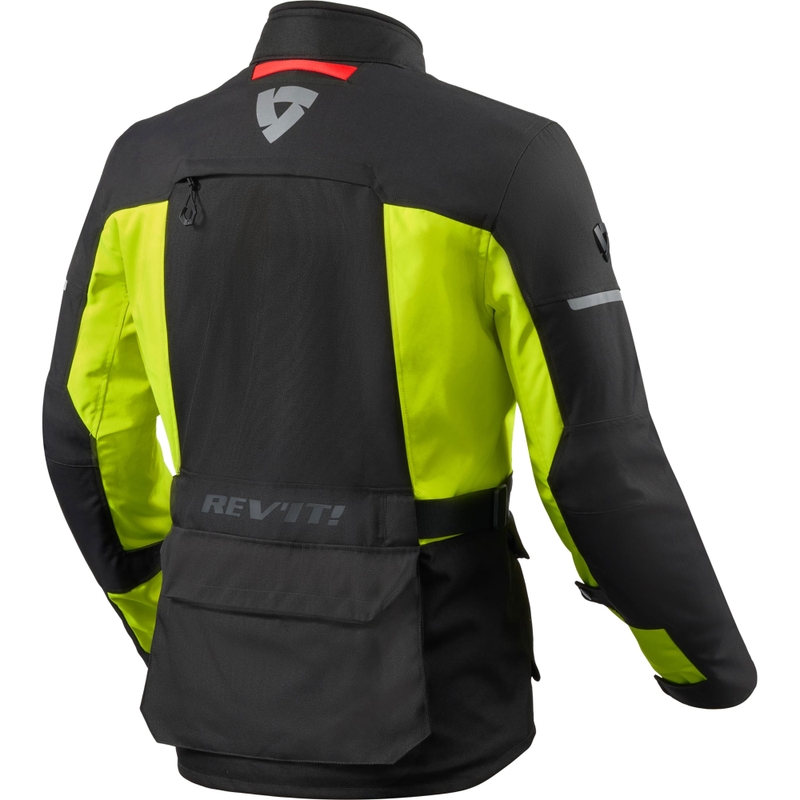 Revit Outback 5 H2O motocikla jaka melna-fluorēta dzeltena