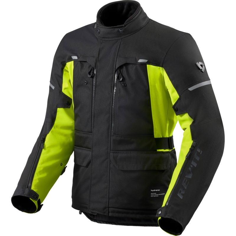 Revit Outback 5 H2O motocikla jaka melna-fluorēta dzeltena
