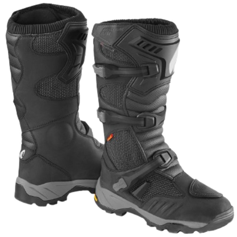 Forma Adventure Air Dry motocikla zābaki, melni