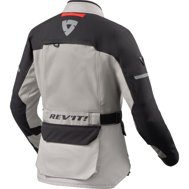 Revit Outback 5 H2O sieviešu motocikla jaka, sudrabaini melna