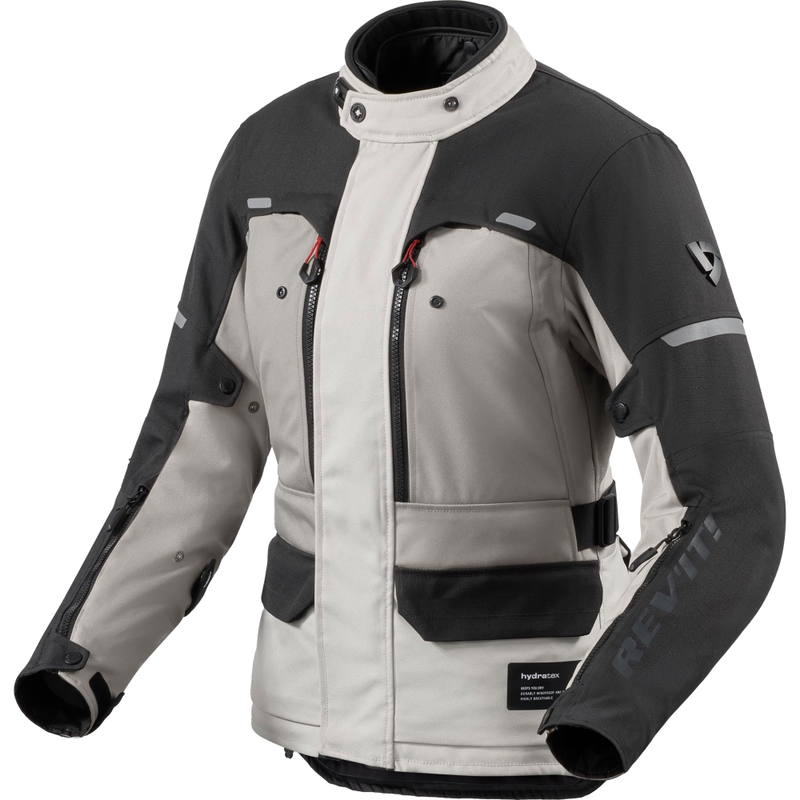 Revit Outback 5 H2O sieviešu motocikla jaka, sudrabaini melna