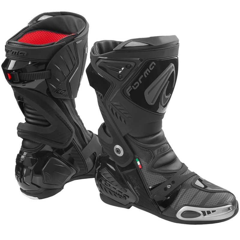 Forma Ice Pro Flow motocikla zābaki melni-melni