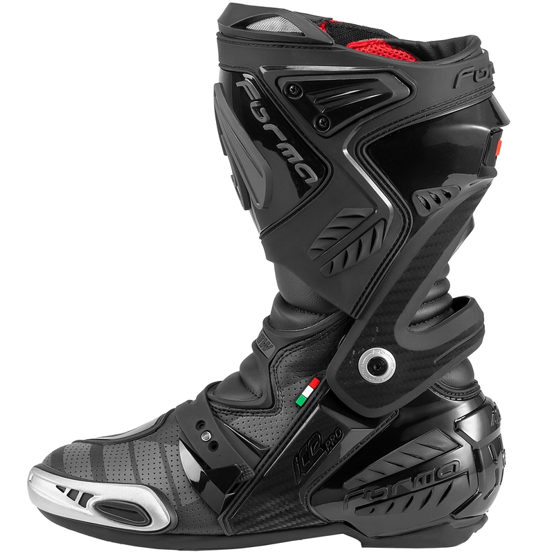 Forma Ice Pro Flow motocikla zābaki melni-melni