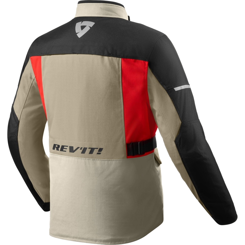 Revit Convergent H2O motocikla jaka, smilšu-sarkanā krāsā