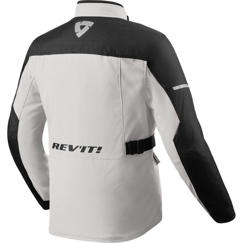 Revit Convergent H2O motocikla jaka, sudrabaini melna
