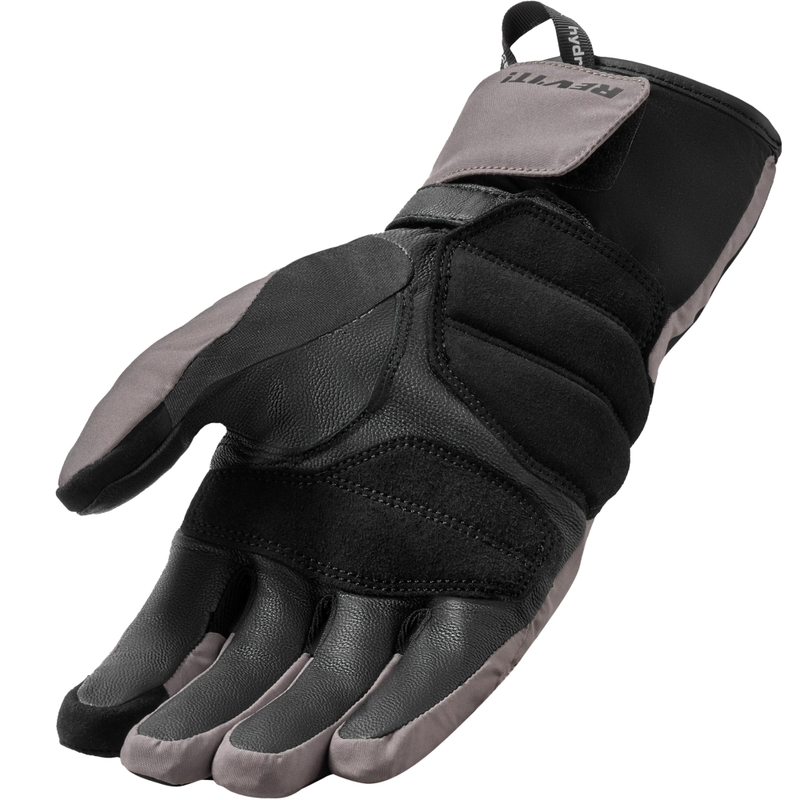 Revit Convergent H2O motocikla cimdi pelēki melni