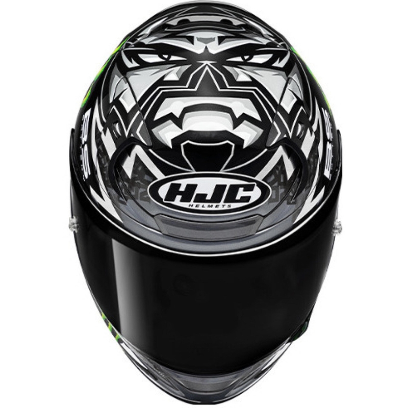 HJC RPHA 12 Quartararo Replica BL MC5 motocikla ķivere, melna