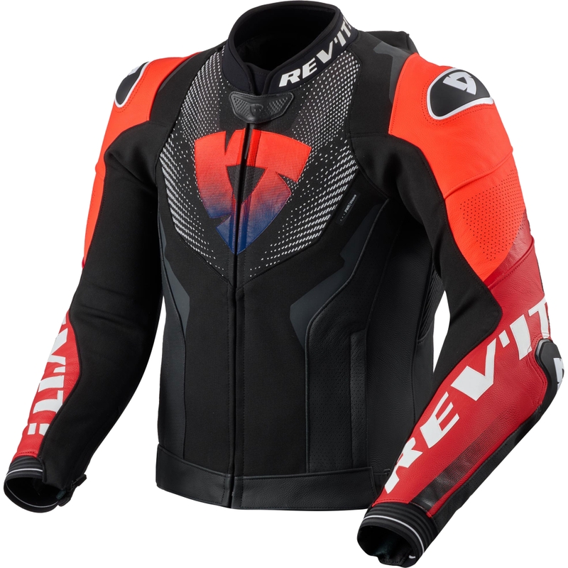 Revit Hyperspeed 3 PRO ādas motocikla jaka melna-sarkana
