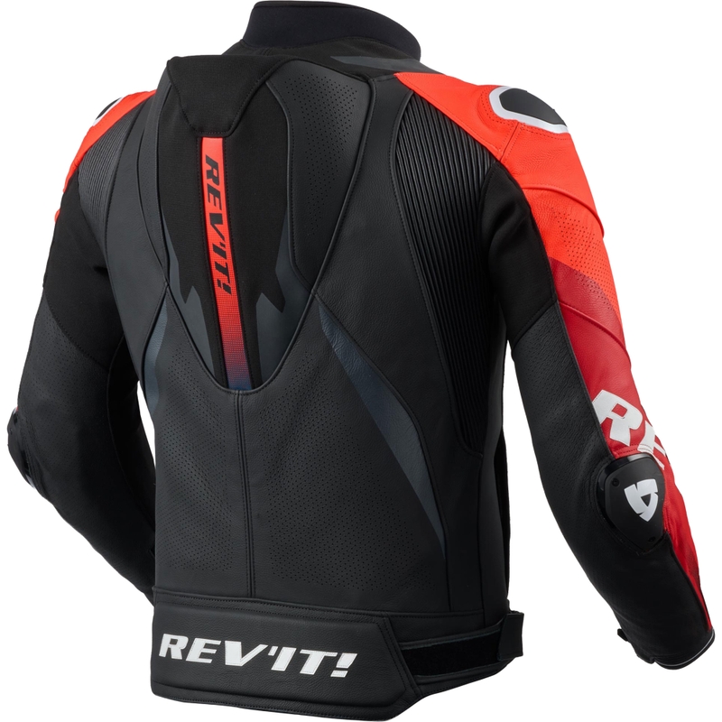 Revit Hyperspeed 3 PRO ādas motocikla jaka melna-sarkana