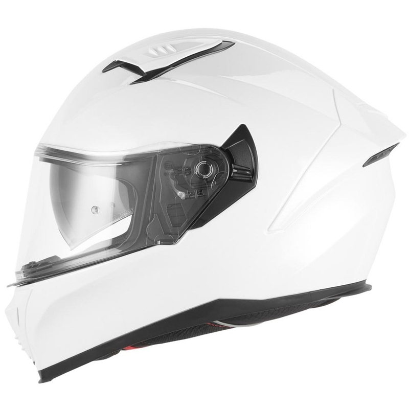Pilna sejas motocikla ķivere NOX N402 balta