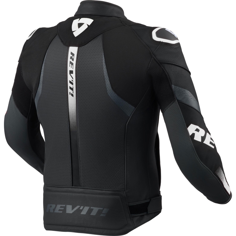Revit Hyperspeed 3 Air ādas motocikla jaka melna-balta