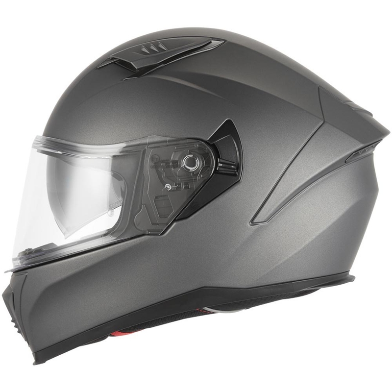 NOX N402 pilnas sejas motocikla ķivere, matēta titāna krāsa