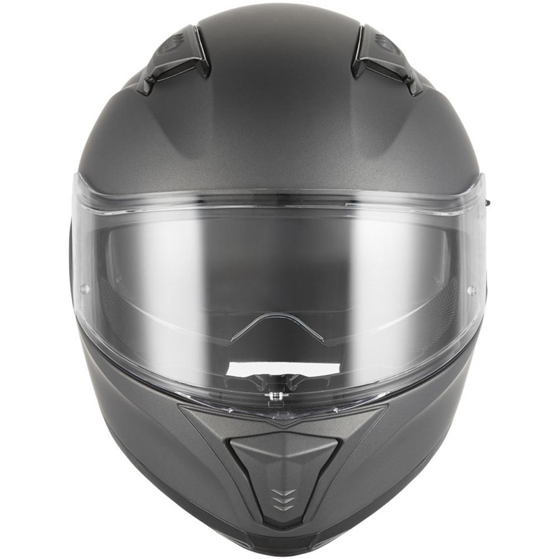 NOX N402 pilnas sejas motocikla ķivere, matēta titāna krāsa