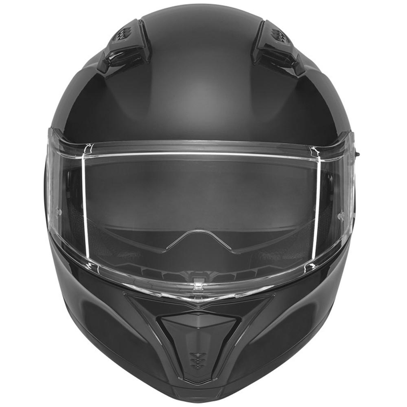 NOX N402 pilnas sejas motocikla ķivere melna