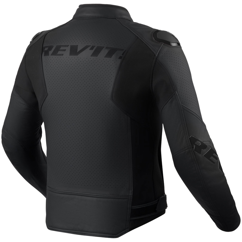 Revit Quadratic motocikla ādas jaka, melna