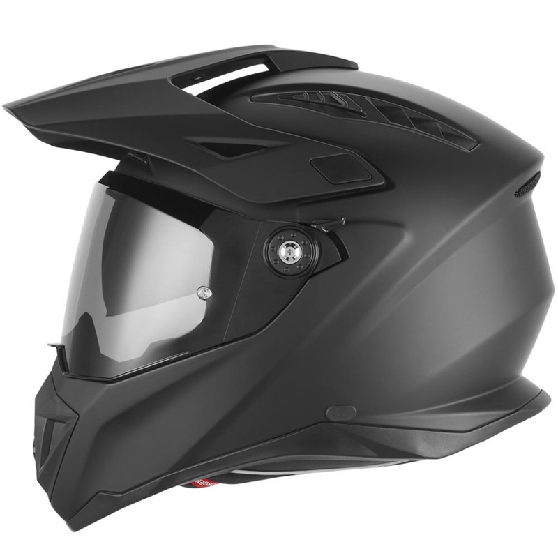 Enduro motocikla ķivere NOX N350 matēti melna