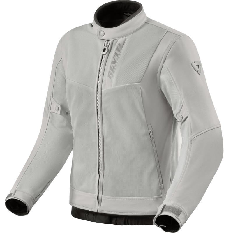 Revit Highcrest sieviešu motocikla jaka, sudrabaina