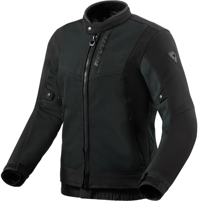 Revit Highcrest sieviešu motocikla jaka, melna