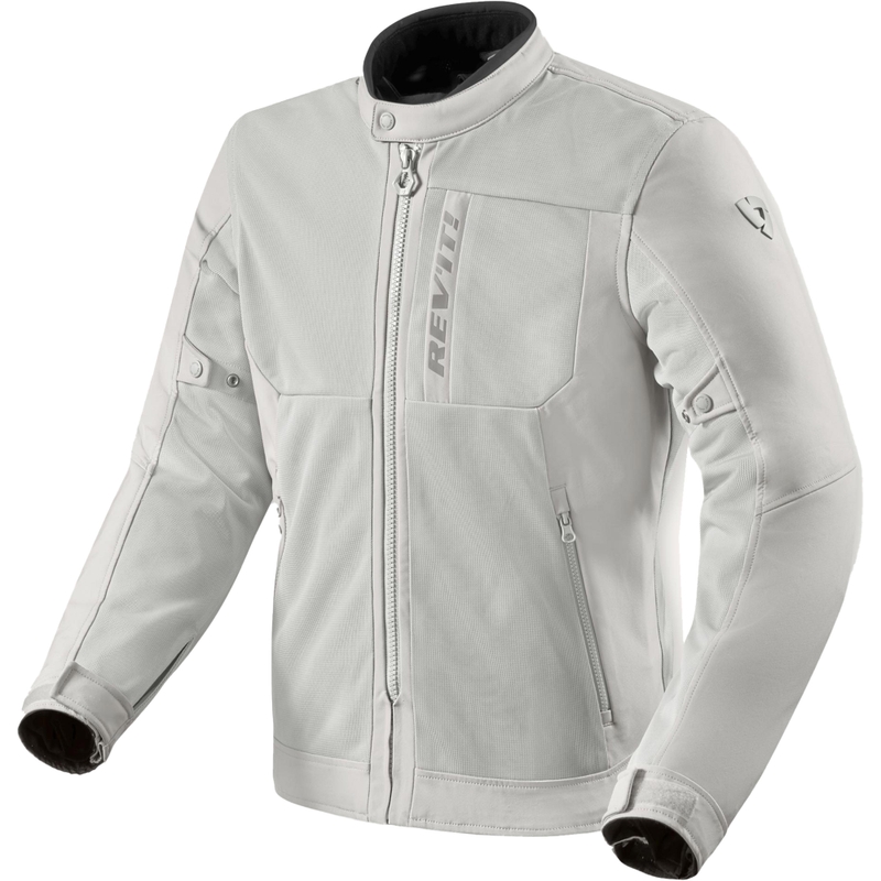 Revit Highcrest motocikla jaka, sudrabaina
