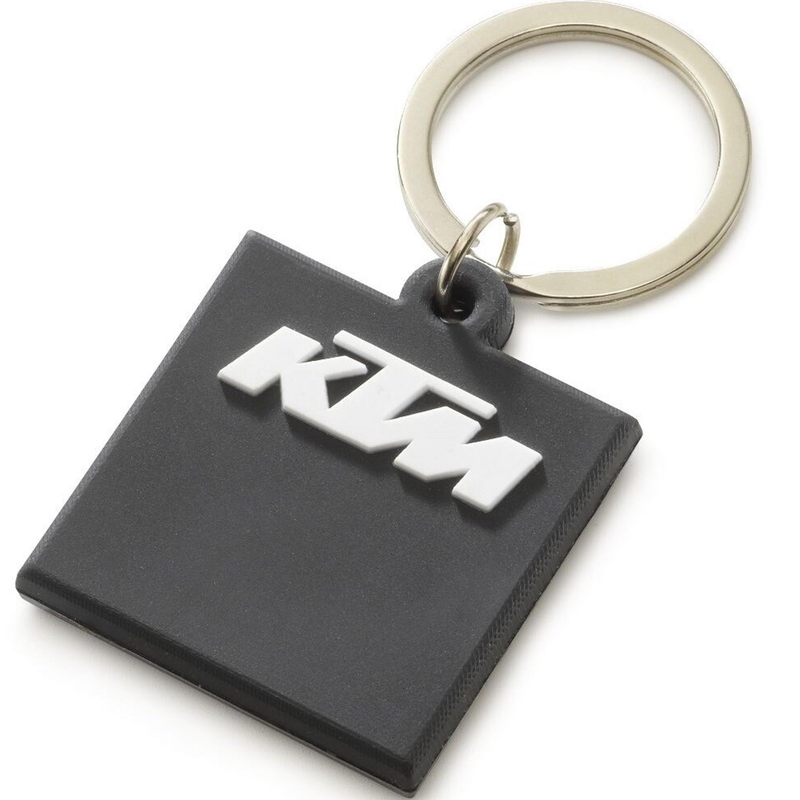 KTM gumijas atslēgu piekariņš melns