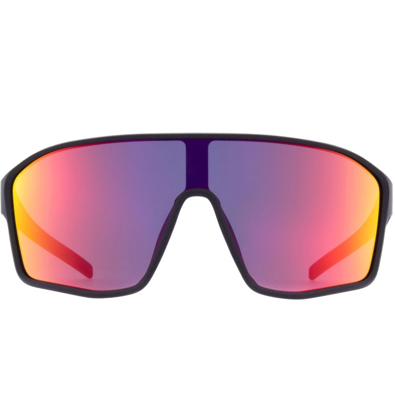 Red Bull Spect Daft saulesbrilles, melnas ar zili sarkanām lēcām