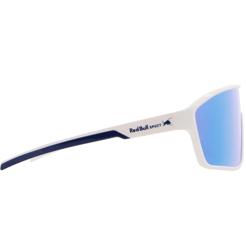 Red Bull Spect Daft saulesbrilles, baltas ar zilu lēcu