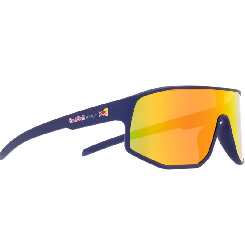 Red Bull Spect Dash saulesbrilles, zilas ar oranžām lēcām