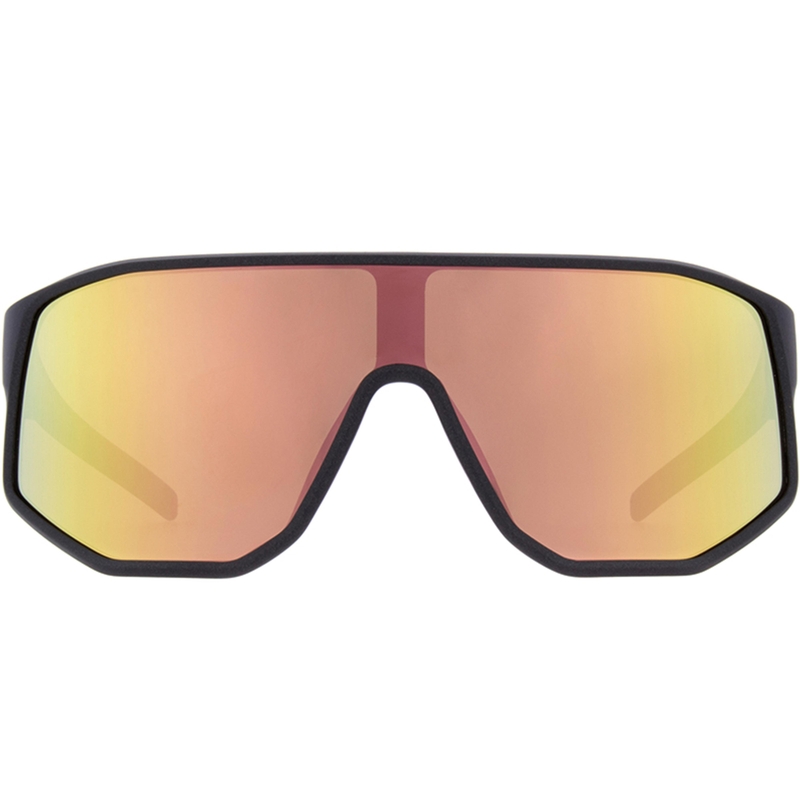 Red Bull Spect Dash saulesbrilles matēti pelēkas ar zaļi zelta lēcām