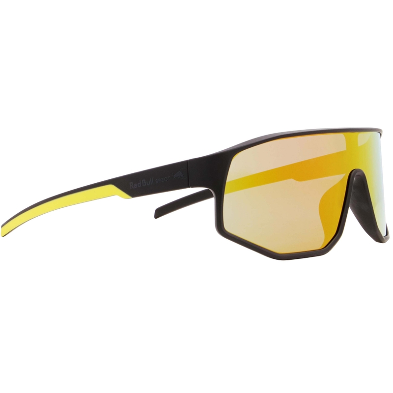 Red Bull Spect Dash saulesbrilles, melnas ar zili dzeltenām lēcām
