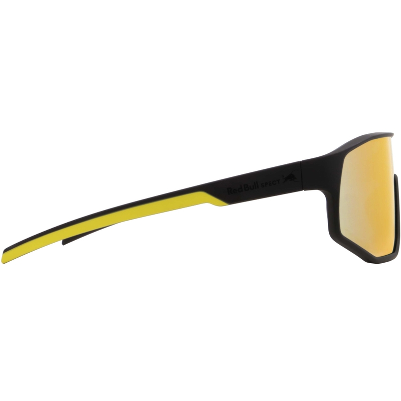 Red Bull Spect Dash saulesbrilles, melnas ar zili dzeltenām lēcām