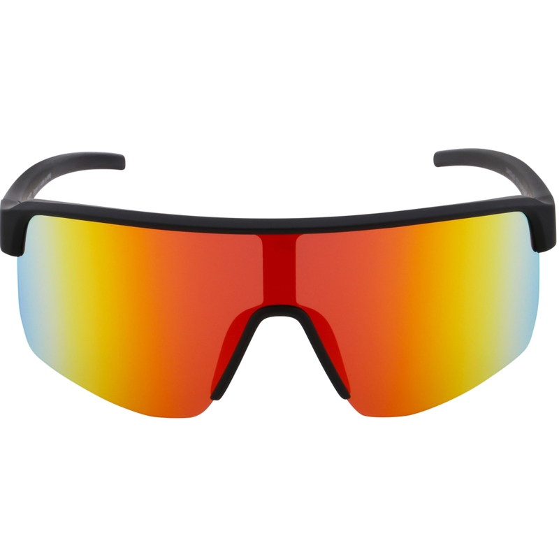 Red Bull Spect Dakota saulesbrilles, melnas ar oranžām lēcām