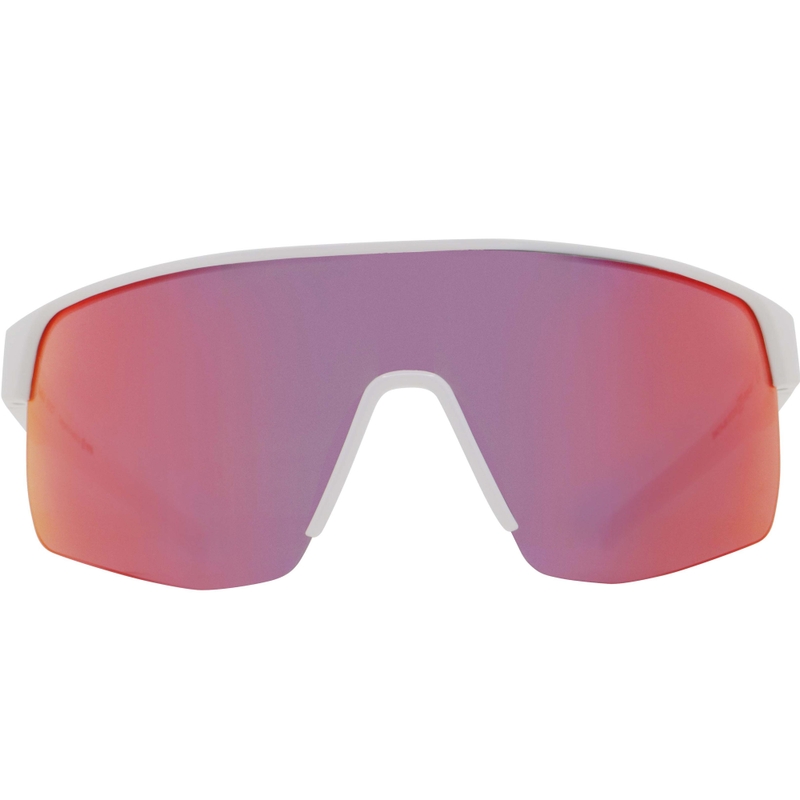 Red Bull Spect Dakota saulesbrilles, baltas ar zili sarkanām lēcām