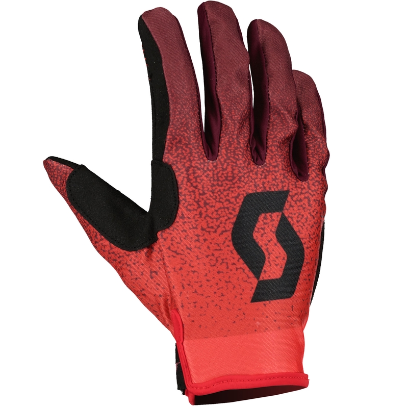 SCOTT 350 DIRT EVO motokrosa cimdi sarkani-melni